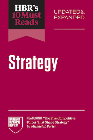 Link to HBR's 10 Must Reads on Strategy in the Catalog